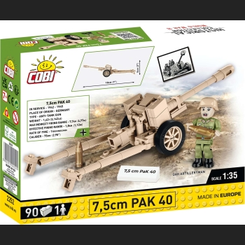 7,5 cm PaK 40 90 Kl.HC WWII